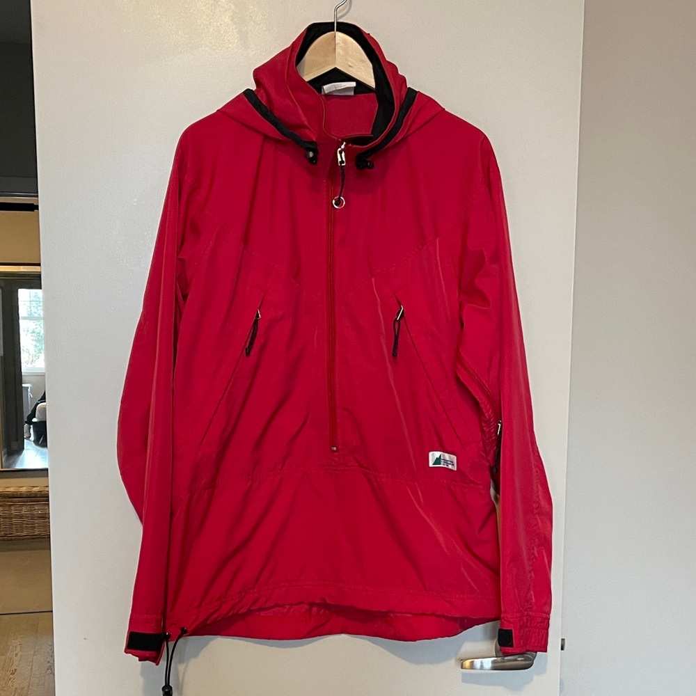 Vintage MEC Red Hooded Anorak Men's Medium